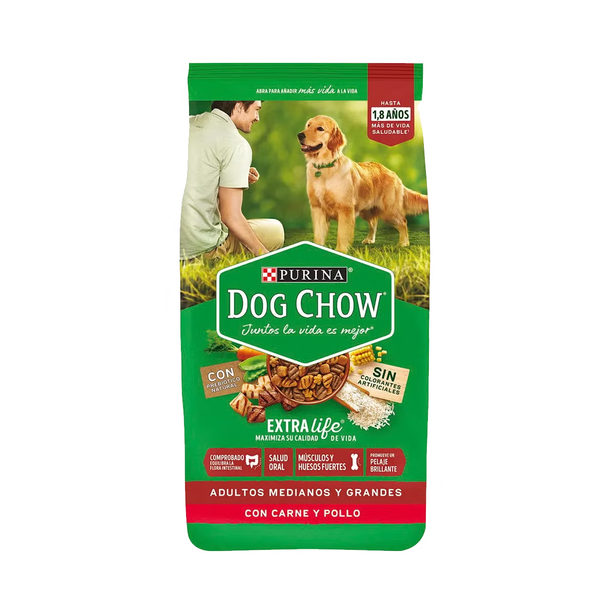 DOG CHOW EXTRALIFE ADULTO MEDIA GRANADE