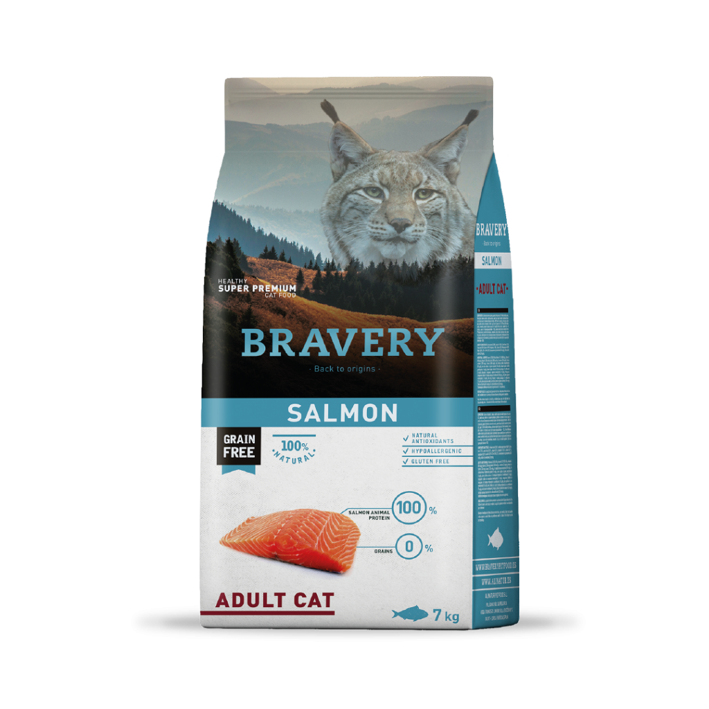 BRAVERY GATO SALMÓN