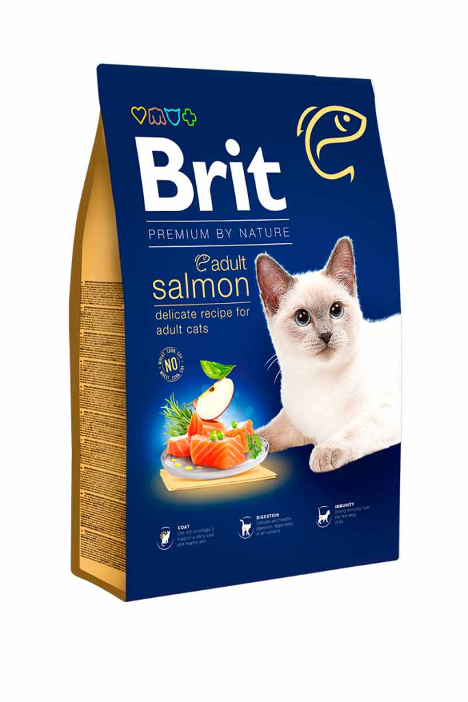 Brit premium adulto salmón